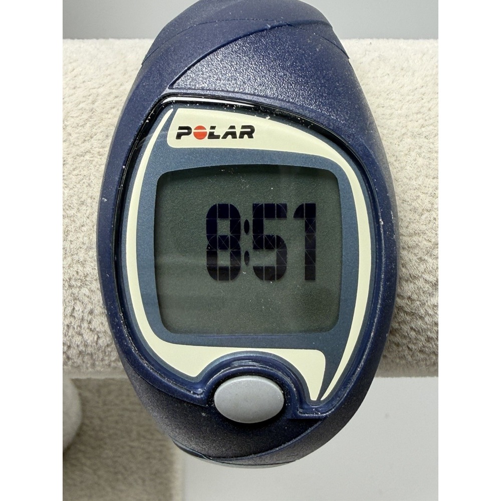 Polar‎ Electro FS1 New Battery Digital Watch Only Blue 35MM 8" Unisex